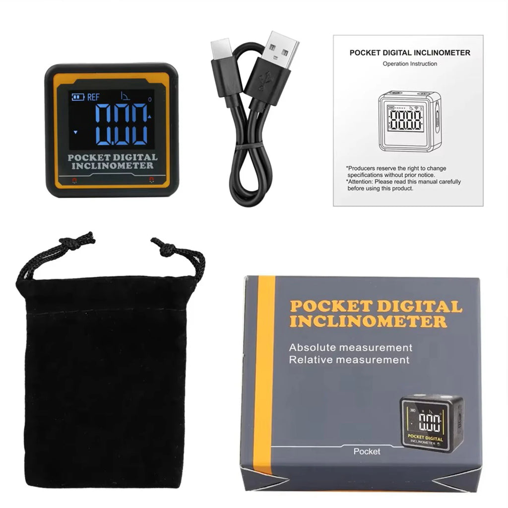 Electronics Digital Level Protractor Digital Inclinometer Angle Tester Mini Digital Meter Leveling Tool For Woodworking Tools