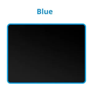 All Black Mouse Game Pad, Size 25x21cm, Non Sliding Rubber Mouse Base Pad, Textured Premium Mouse Pad