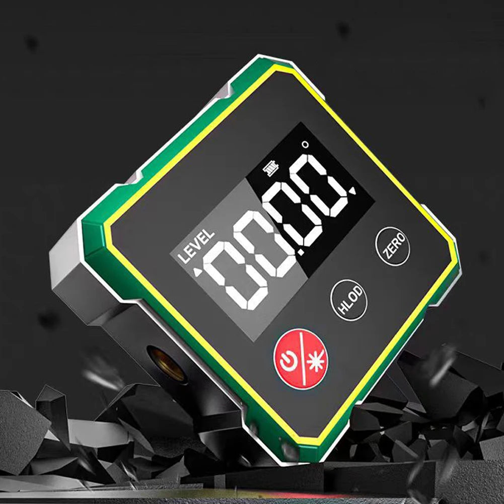 Magnetic Digital Angle Finder with LCD Backlight Gauge Protractor Inclinometer Level Magnets Level Ruler Angle Measurement Tool