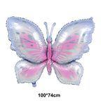 Butterfly Birthday Party Decoration Disposable Party Plates Cup Napkin Tablecloth Butterfly Knìfe Birthday Decoration Baby Showe