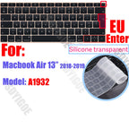 Silicone Keyboard Cover for All MacBook Air/Pro 13 14'15'16 inch,M1,M2,M3 M4 M5 Chip Model A2918,A2992,A3113,A2337,A2941 US & EU