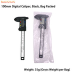 0-100mm/0-150mm Carbon Fiber Digital Caliper 0.01mm High Precision, Electronic Vernier Measuring Large LCD Screen Inch/mm