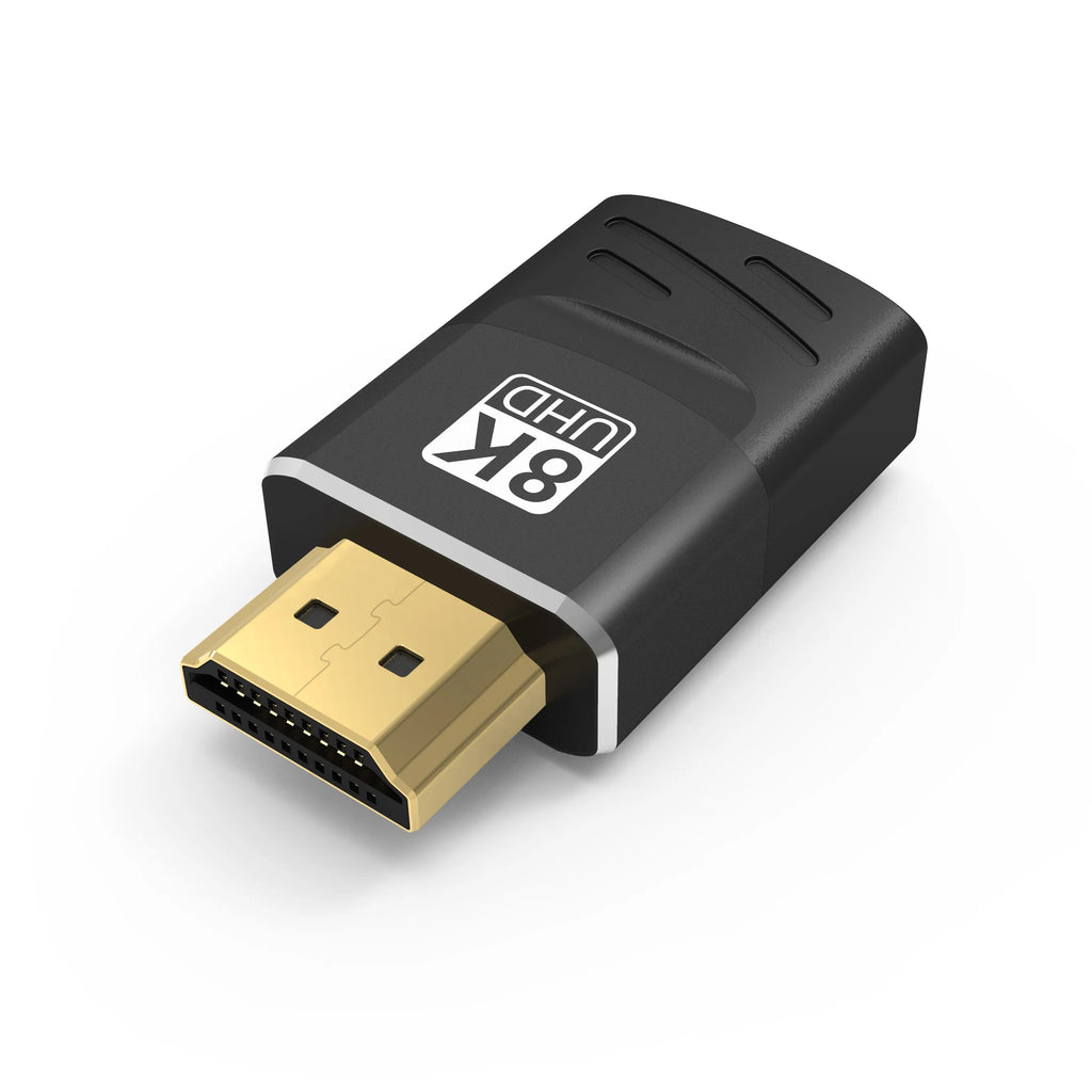 HDMI Coupler 8K, HDMI 2.1  Connector HDMI Extension Adapter, Support 8K@60Hz / 4K@120Hz 120UHD, 3D, HDR