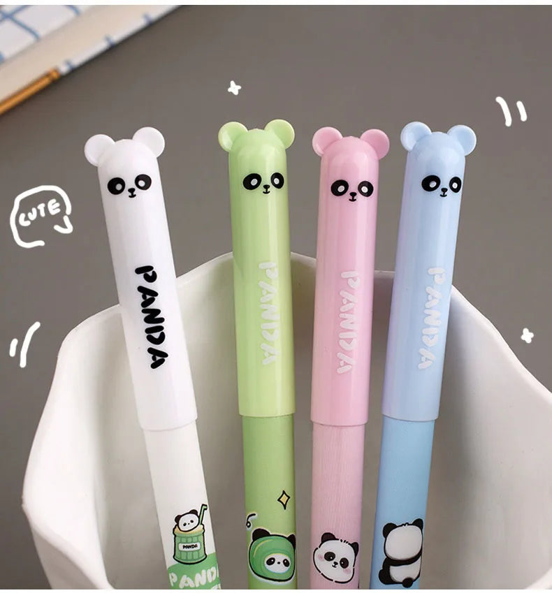 4 Pieces Lytwtw's Cartoon Cute Kawaii Capybara Unicorn Erasable Pen Creative School Office Gel Pens Suppliies Stationery