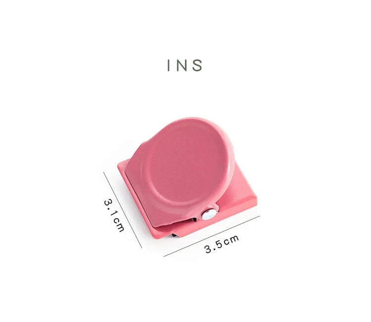 1pcs Mini Magnet Clamp Multi Color Magnetic Paper Clip for Fridge File Index Photo Memo Office School A7127