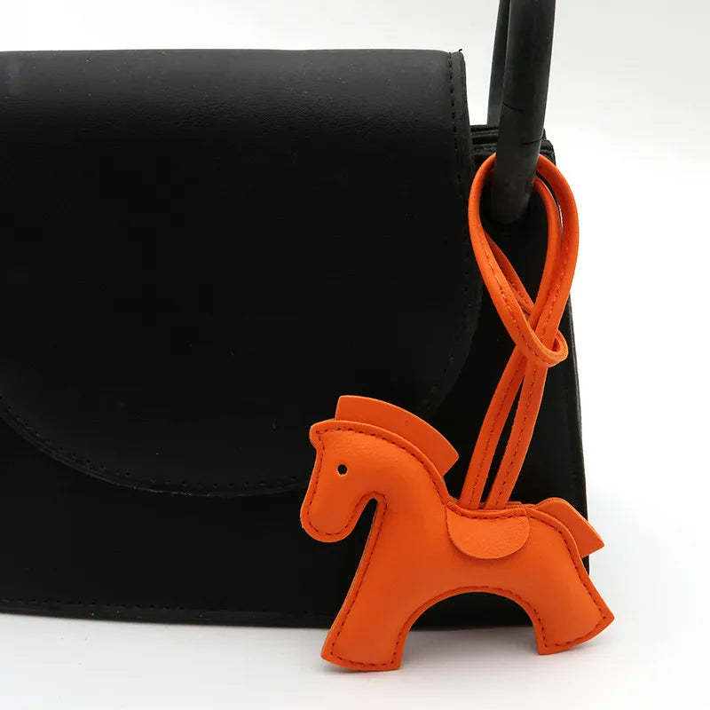 Women'S Bag Pony Keychain Pendant High Quality Horse Ornament Handmade Stitching Charm Fashion Accessory Gift