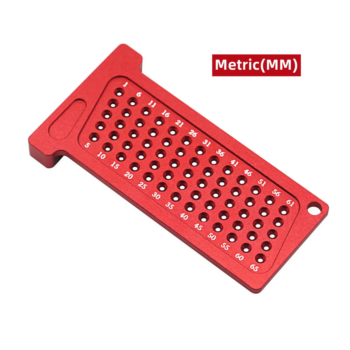 Aluminum T-Square Pocket Marking Gauge Woodworking Cross Calibration Ruler Precision Scribe for DIY Hole Line Layout Measuring