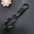 12cm Paracord Braided Woven Keychain Wrist Rope Phone case Anti-lost Rope Strap Key Ring Tactical Survival Tool Backpack Buckle