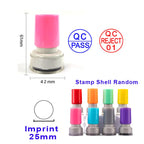 Custom QA QC Teacher Name Ink Stamp Signature Calligraphy Selfing-Inking Personalized Letter Stamp For School Student Child
