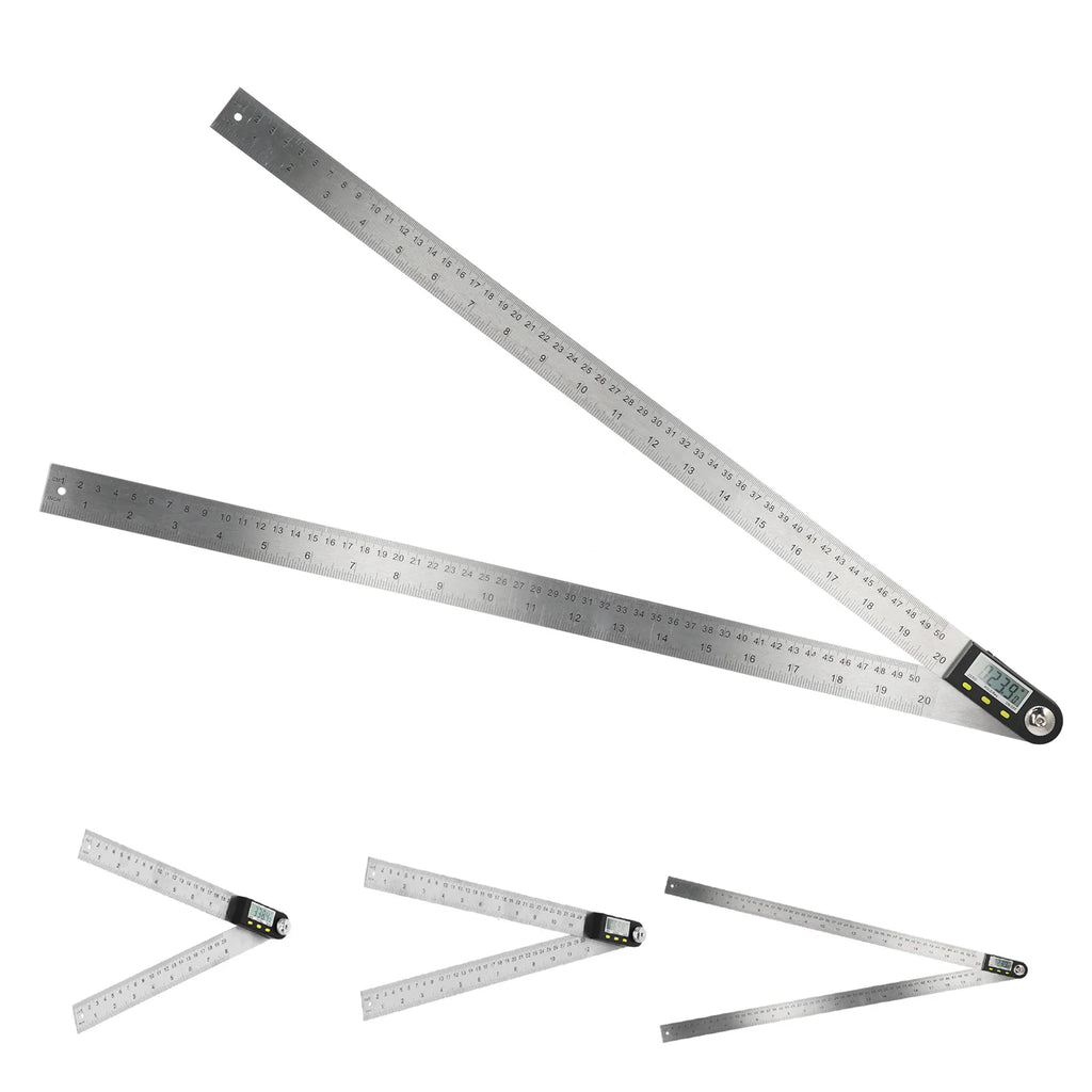200/300/500mm Digital Protractor Inclinometer Angle Finder Level Measuring Instrument Digital Goniometer Angle Ruler