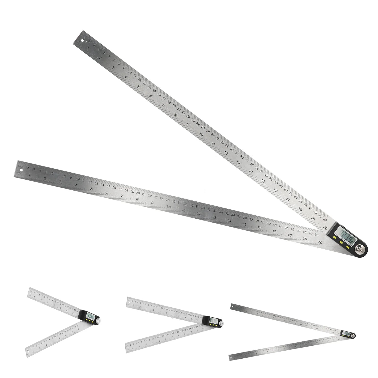200/300/500mm Digital Protractor Inclinometer Angle Finder Level Measuring Instrument Digital Goniometer Angle Ruler