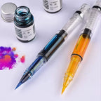 9 Color Piston Brushes Calligraphy Brushes Watercolor Brushes Paint Pen Stationery Art Schoo Supplies for Chinese Painting