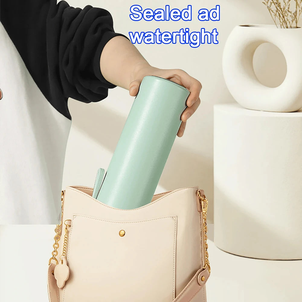 Stainless Steel Thermos Bottle 500ml/16.9oz And 600ml/20oz Vacuum Insulated Water Bottle With Handle Travel Insulated Cup