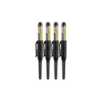 4-40Pcs White/Black/Blue/Red 45mm Deep Hole Marker Pens Long Nib Head Carpenter Pen Waterproof for Measuring Woodworking Office