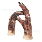 The Mummy Halloween Gloves for Adult Unisex Elastic Latex Gloves Scary Gloves Easter Day Mittens Cosplay Prop Accessories