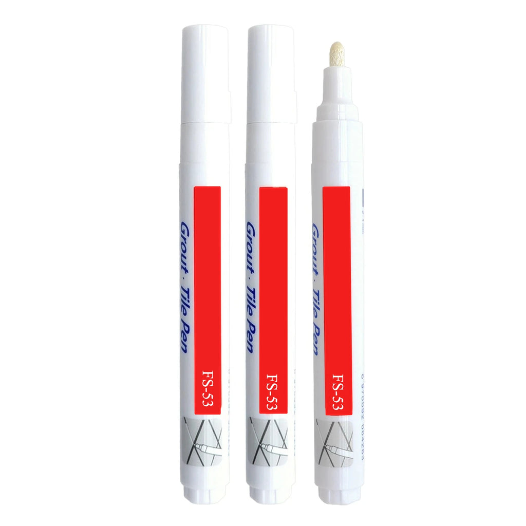 1-6Pcs Grout Pen Waterproof Tile Marker Wall Seam Repair Tool for Bathroom Floor Black White Beige