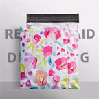 100PCS 9.8x13in Poly Mailer Adhesive Envelope Bag DIY Women Girl's Gifts Wedding Anniversary Plastic Mailing Packaging Pouches
