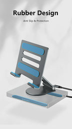 Blueendless Ipad Stand USB C Hub 4K 60HZ HD Type-C 100W PD SD/TF Slot Reader USB 3.0 5Gbps 9 In 1 Type-C Hub Ipad Holder
