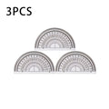 3/6Pcs Transparent 180° °   Protractor Set - High-Precision Measuring Tool for Students & Professionals