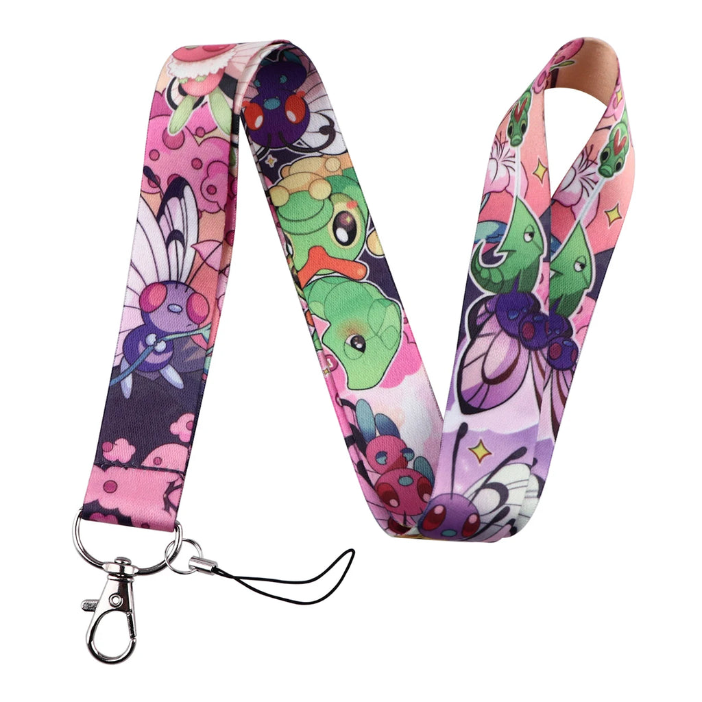 Cute Anime Lanyards For Key Neck Strap Lanyards ID Badge Holder Keychain Key Holder Hang Rope Keyrings Accessories Gifts
