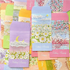 100Pcs Colorful Printing daily romance life envelope pink daisy Office Paper Envelopes Oil painting School Supplies 175*88mm