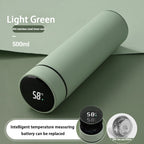 Smart Digital Water Bottle Keeps Cold And Heat Thermal Bottle Stainless Steel Thermos For Baby Children Kids Terms