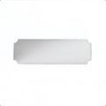 48 pcs Silver Customizable Name Cards, Self-Adhesive Backing, Business Event Badges School Classroom ID