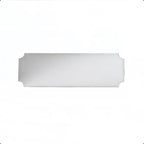 48 pcs Silver Customizable Name Cards, Self-Adhesive Backing, Business Event Badges School Classroom ID