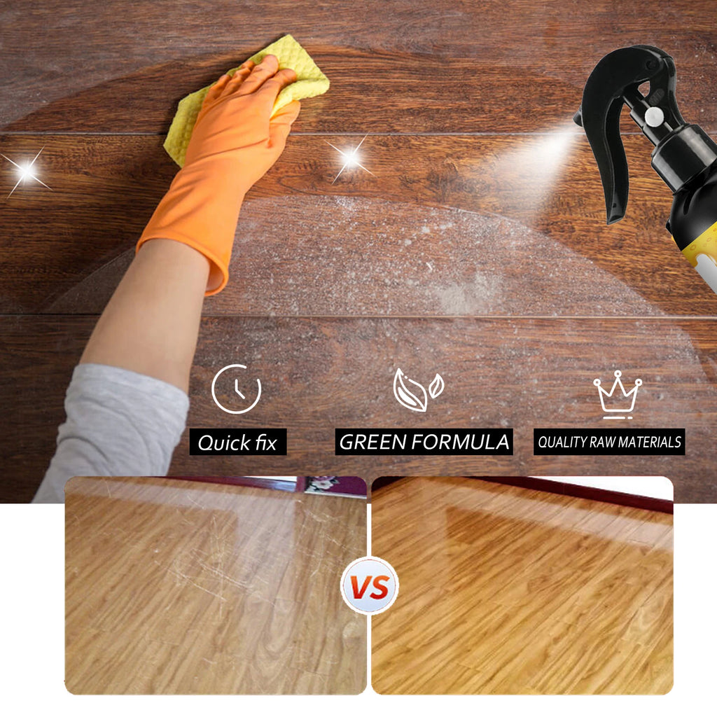 Beeswax Wood Polishing Spray Furniture Scratch Repair Floor Seasoning Wax   Restores Shine Waterproof Removes Wax Dirt Eco-Frien