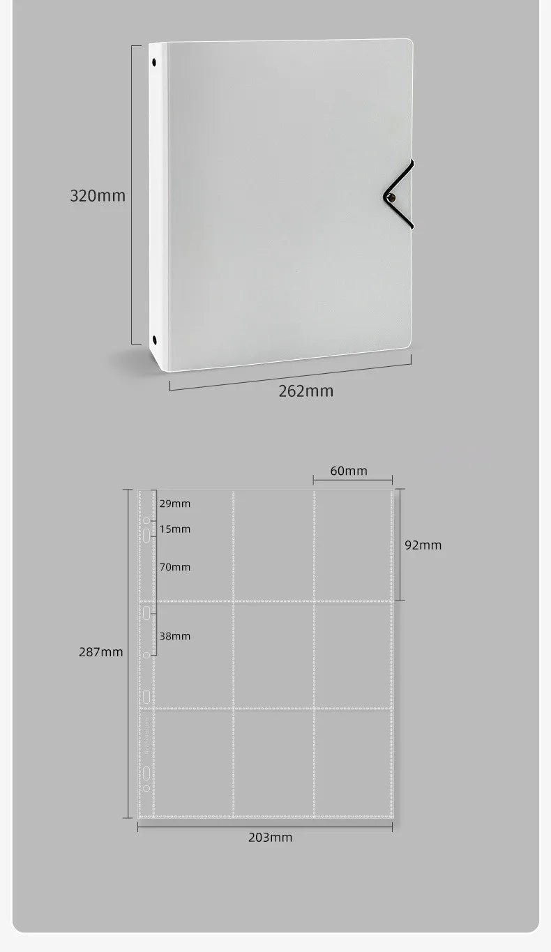 MINKYS Kawaii 5/6/9 Spaces 3 inch Kpop Photo Card Binder Large Capacity Idol Photocard Album Photocards Binder Collect Book