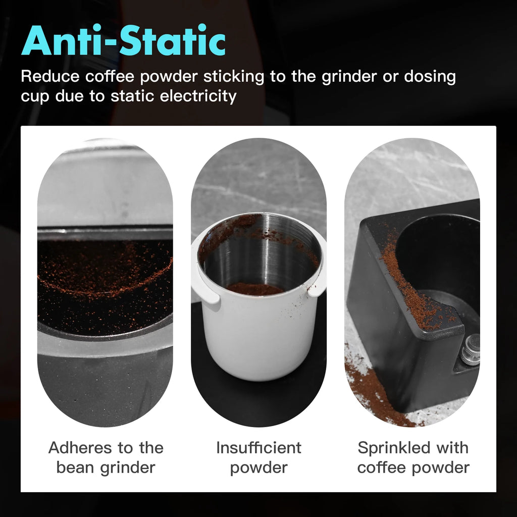 Coffee Bean Spray Tray Bean Dosing Cup Sprayer Electric Atomizer Anti-Static Bottle Grinding Barista Tools Espresso Accessories