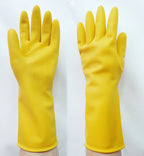 1 Pair Latex Dish Washing Gloves Women's Waterproof Household Kitchen Washing Bowl Washing Clothes Vegetable Cleaning