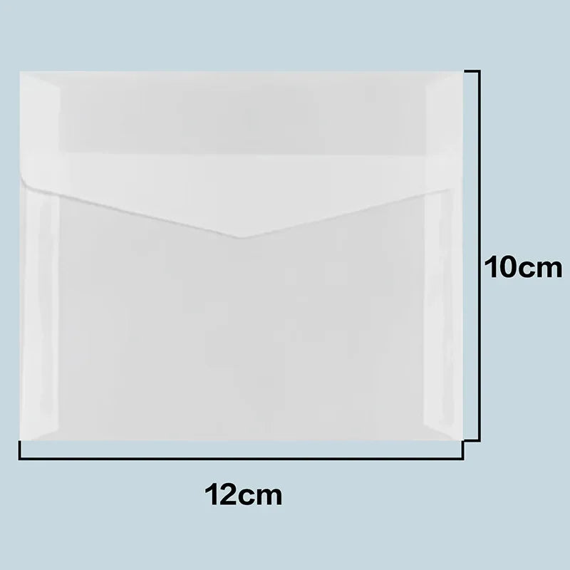50pcs/lot Translucent Envelopes European Sulfuric Acid Paper Envelope for Wedding Invitation Business Supplies Giftbox Storage