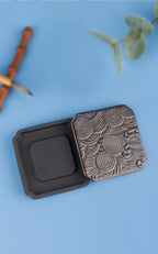 Calligraphy Ink Stone Natural Raw Stone Inkstone Brush Writing Painting Inkstone Vintage Students Multifunctional Ink Cartridge