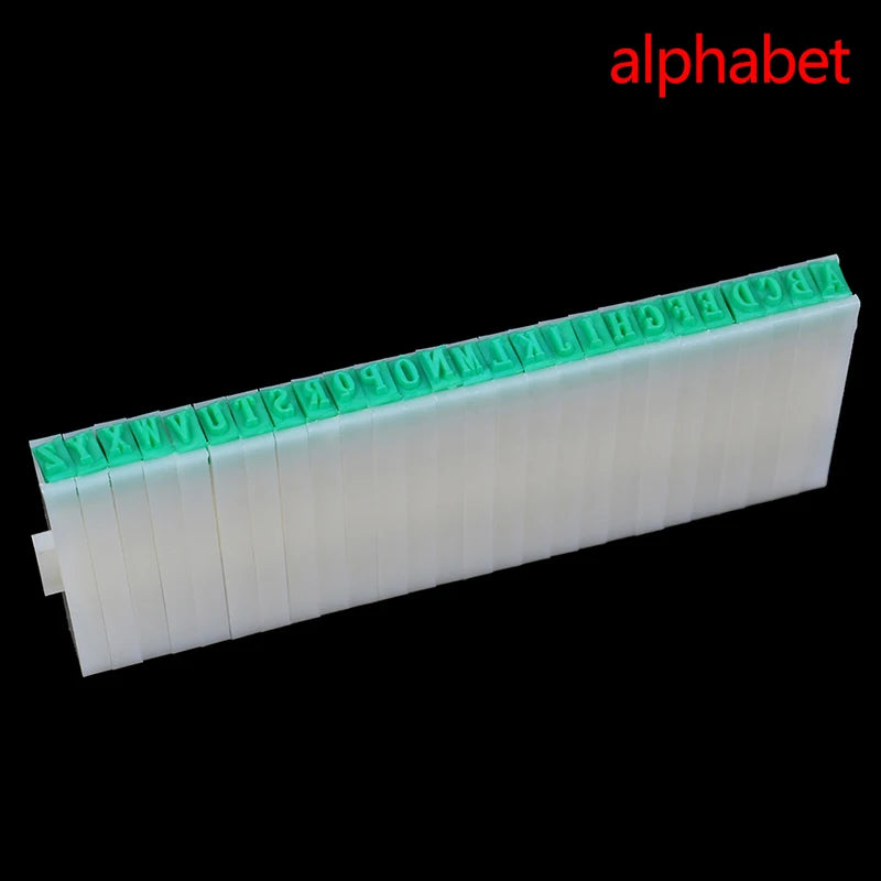 1Pc DIY Paper Work Diary Ablum Wedding Letter Alphabet Stamp Digital Number Symbol Seal Chapter Combination Ink Print