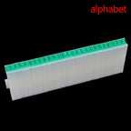 1Pc DIY Paper Work Diary Ablum Wedding Letter Alphabet Stamp Digital Number Symbol Seal Chapter Combination Ink Print