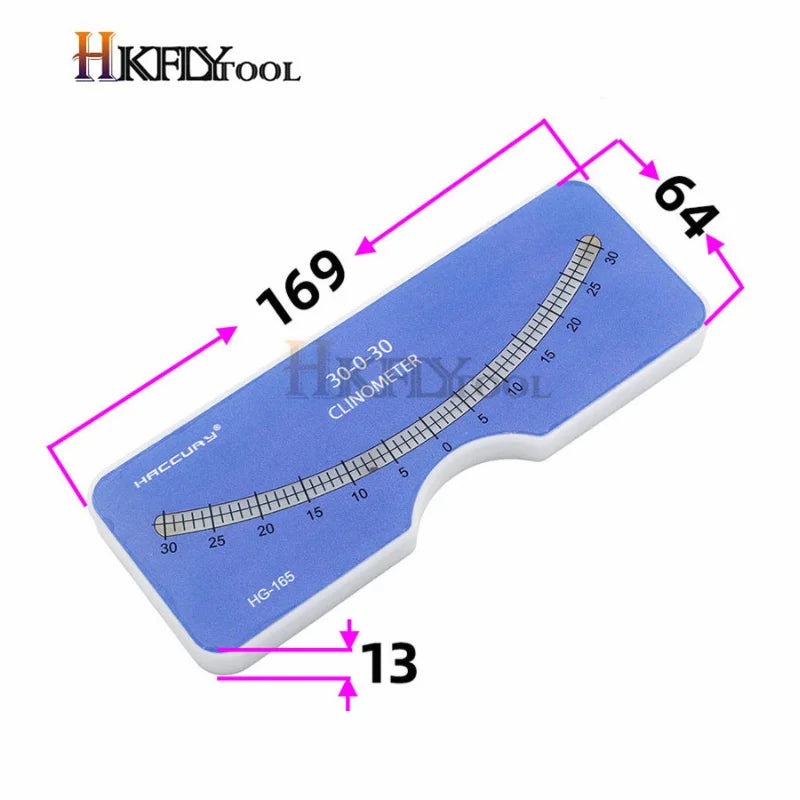 Scoliometer Medical Evaluation Measuring and Testing Meter for Diagnosis of Back and Spine Scoliosis in Adults Child Protractor