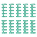 10Pcs Binding Spines Snap Split Binder Rings Learning Cards A4 A5 A6 Notebook Loose Leaf Stationery Office Supplies Plastic