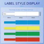 Niimbot Thermal Cable Label 1Roll Paper Adhesive Waterproof Color UV Sticker For D11/D110/D101 Mini Portable Printer Label Maker