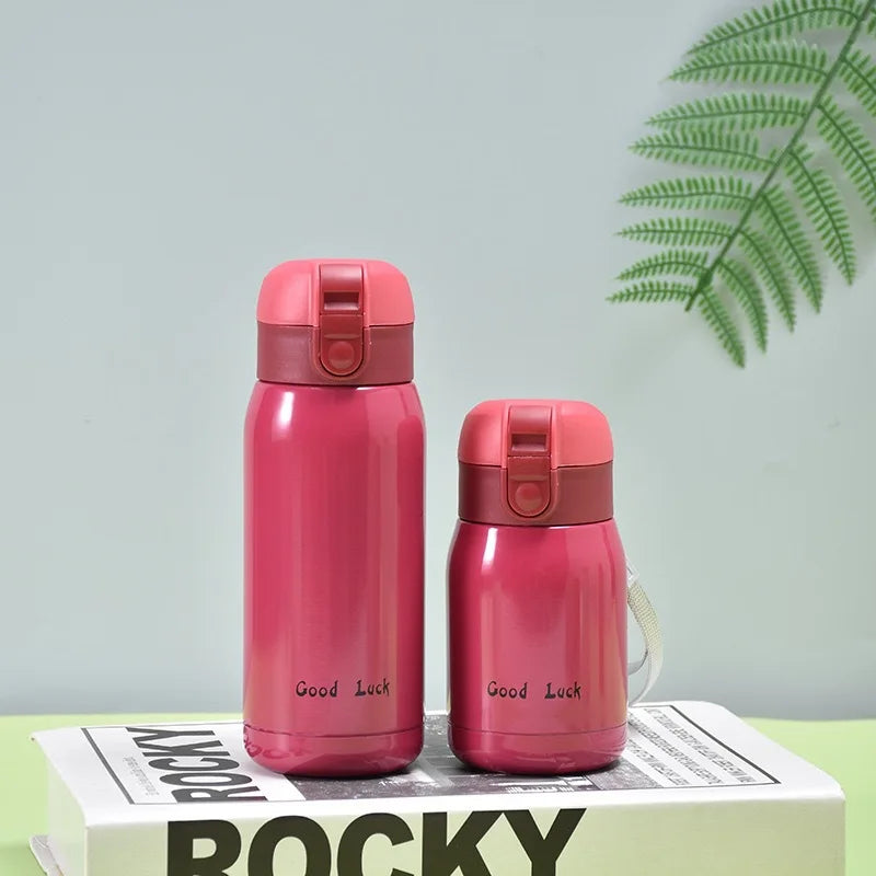 200ML/300ML Mini Insulated Cup Stainless Steel Pocket Cup Car Vacuum Flasks Coffee Cup Portable Leak-proof Thermal Water Bottle
