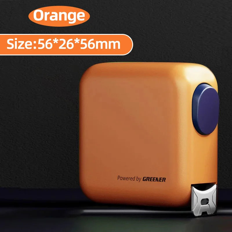 GREENERY 3/5M Meters Metric Tape Measure Fashionable Color Options Anti-Drop Self-Locking Measuring Tape Compact Accurate