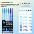 Languo 6/24/36/54/72/90 colors Acrylic Painting Handbook Pens Multi-Color Gel Pen Student Neutral Pen Writing Marker Stationery