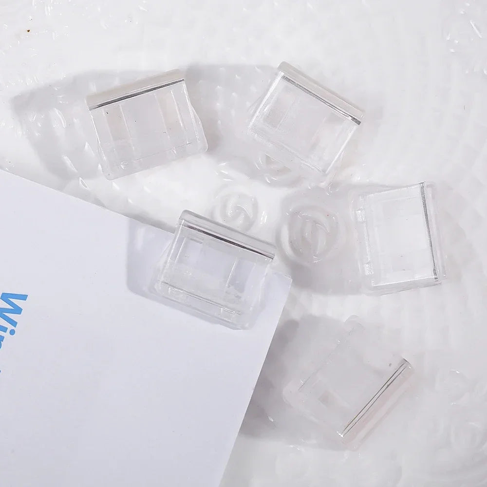 Candy Color Push Paperclip Pusher Transparent Test Paper File Storage Clip Bookmark Student Stationery School Office Supplies