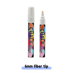 1/3 Pcs White Liquid Chalk Painting, Marking Erasable Dust-free Water-soluble Marking Pen School Classroom Office Supplies