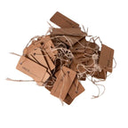 100pcs/lot Rectangle Shape White Black Brown Price Display Cards Fashion Jewelry Paper Hang Tags