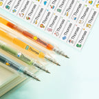 ‌Custom Name Stickers Waterproof - Personalized Labels for School Supplies, Sports Gear & DIY Crafts, Multilingual Kids‌