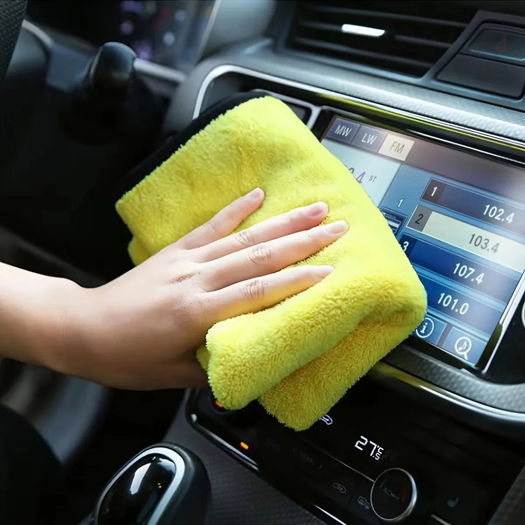 Car Wash Microfiber Towel 30x40/60CM Car Cleaning Drying Cloth Hemming Car Care Cloth Detailing Car Wash Towel