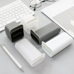 Multi Functional Desktop Display Pocket Pen Holder, Office Desk Stationery Pen Box, Adhesive Small Item Storage Tube