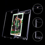 1/5/10PCS Clear Card Holder Magnetic Attraction Type Gaming Sports Trading Card Display Case Kpop Idol Photo Protective Sleeves