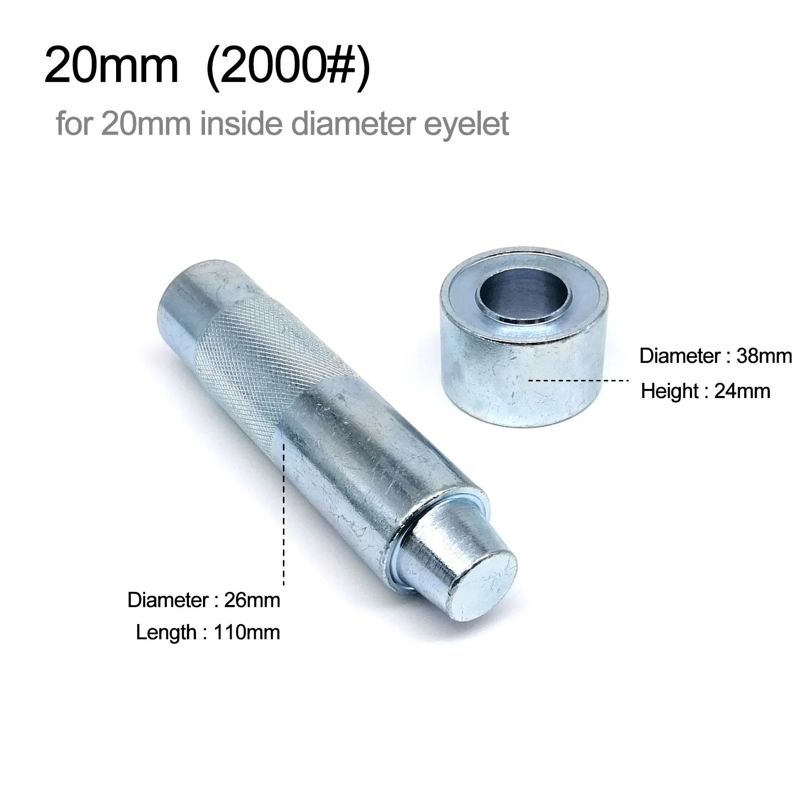 1mm to 20mm Metal Eyelets Grommet Mold Ring Air Hole Rivet Installation Punch Tool DIY Handmade Accessories High Quality Steel
